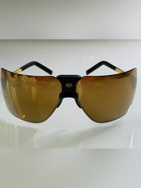 Gargoyles 2016 Limited Edition Shield Sunglasses 37 Golds Rare NWT